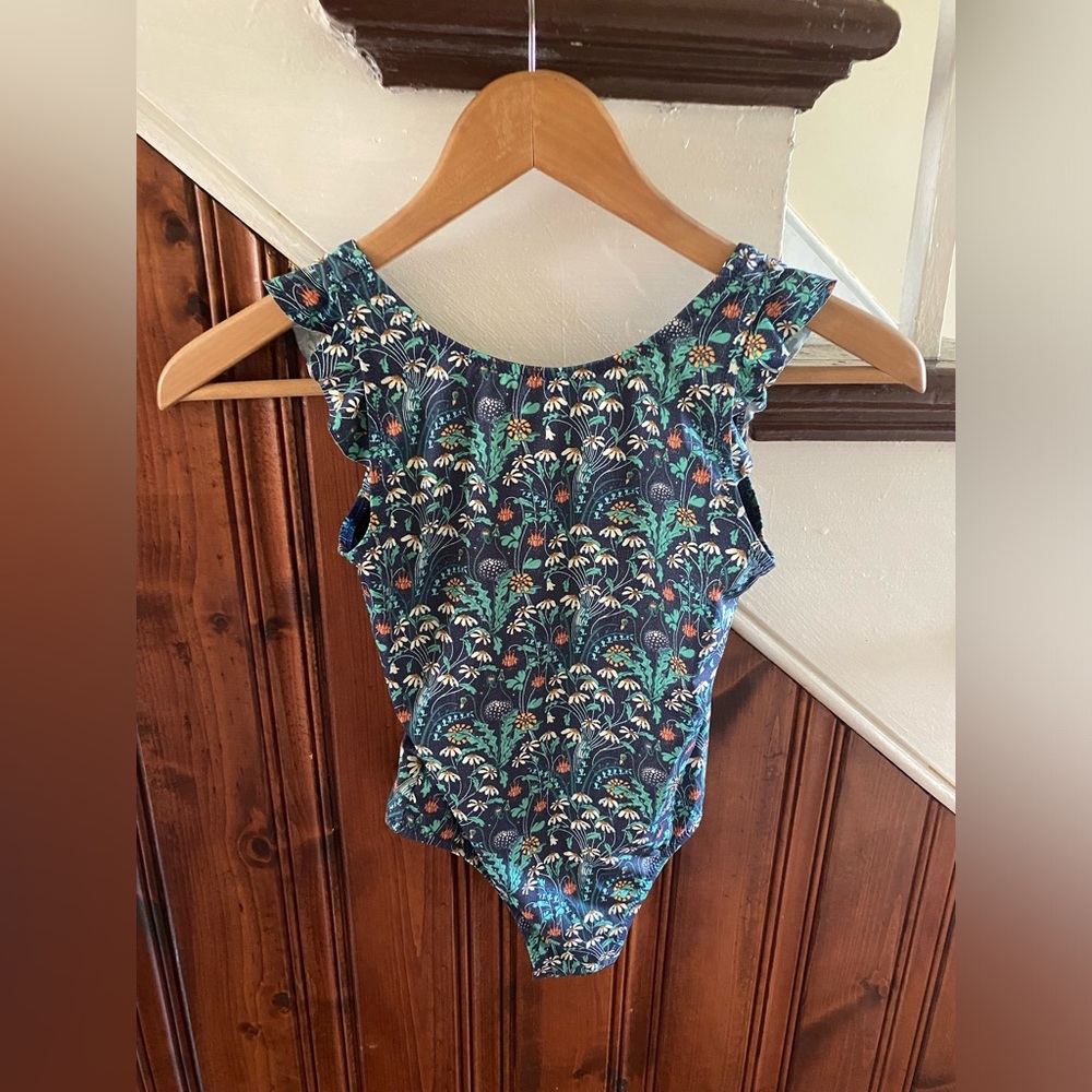 EUC CrewCuts / Liberty of London girl’s swimsuit size 8